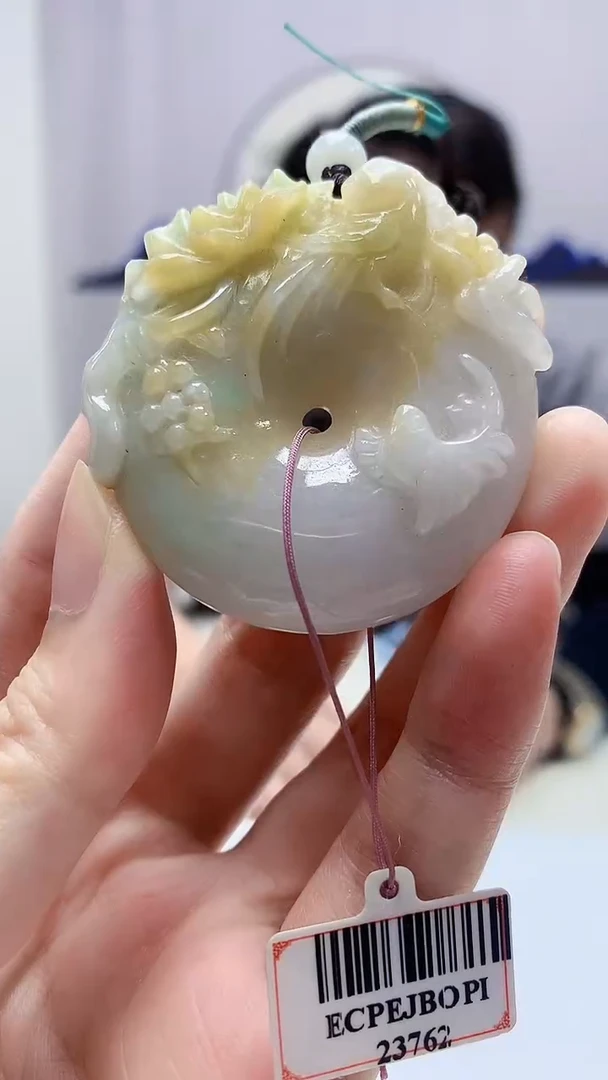 翡翠未镶嵌颈饰5060zm-JJ挂件1