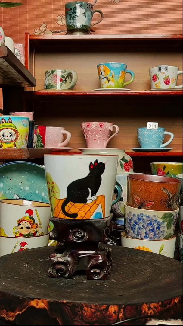 摆件陶景德镇高温创意陶瓷有瑕