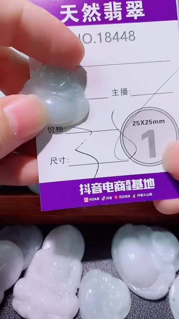 翡翠未镶嵌吊坠(赠链)翡翠A货448