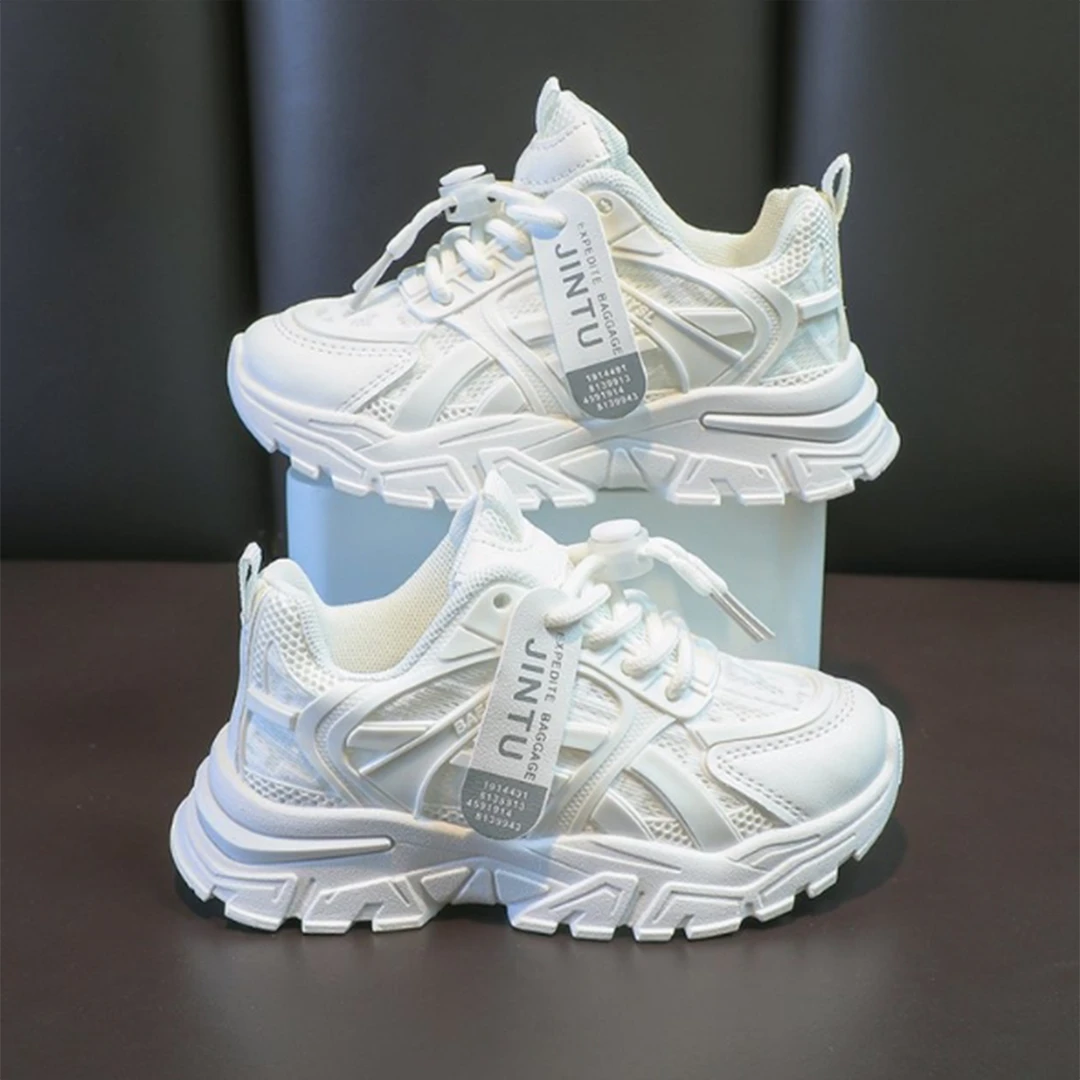 2025春夏季新款透气网面鞋男童六一儿童跑步鞋女童运动鞋