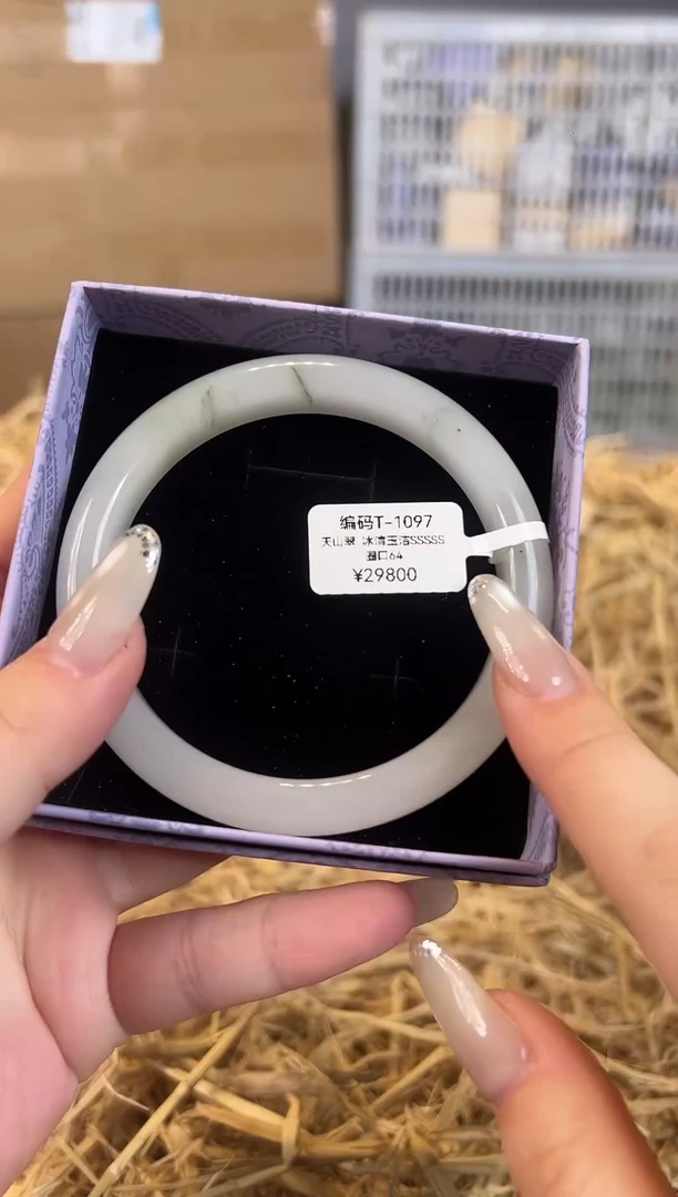 未镶嵌手镯石英质玉T1097