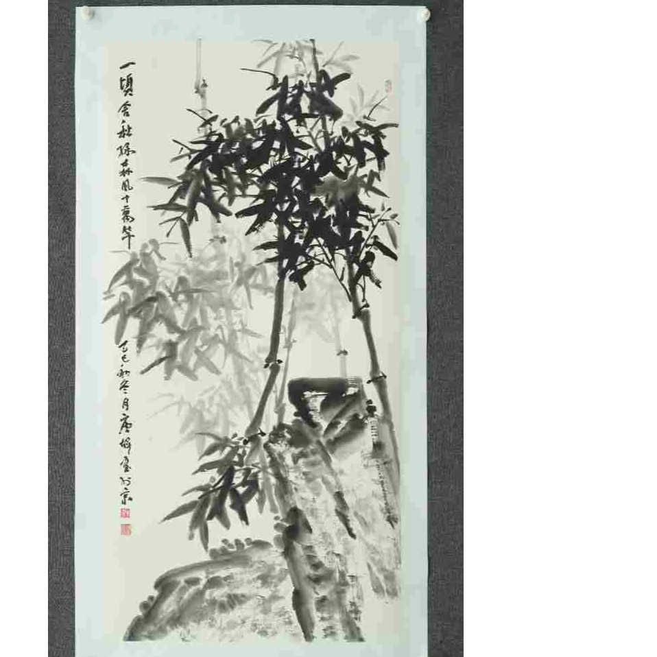 现货， 唐老师，138*68，花鸟，竹石图