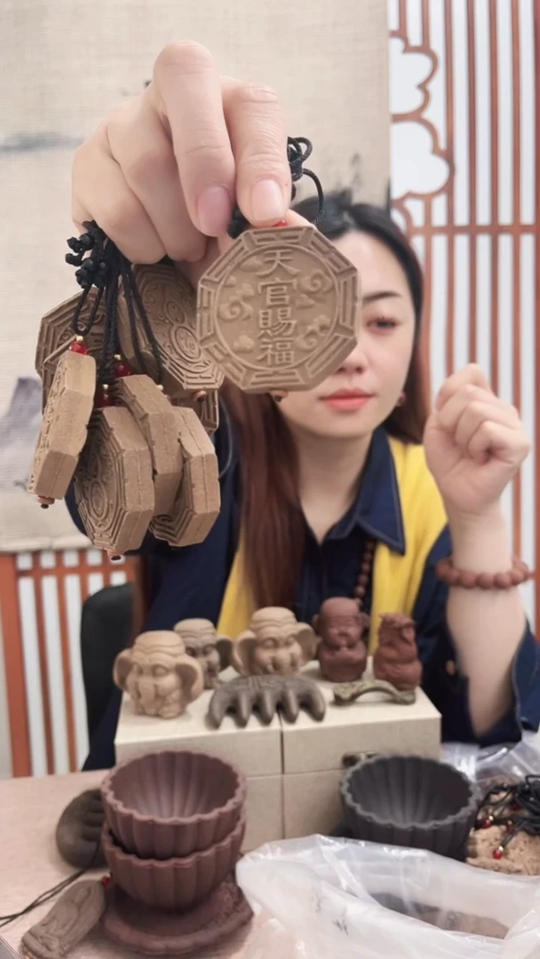 泥塑清心避暑天官赐福