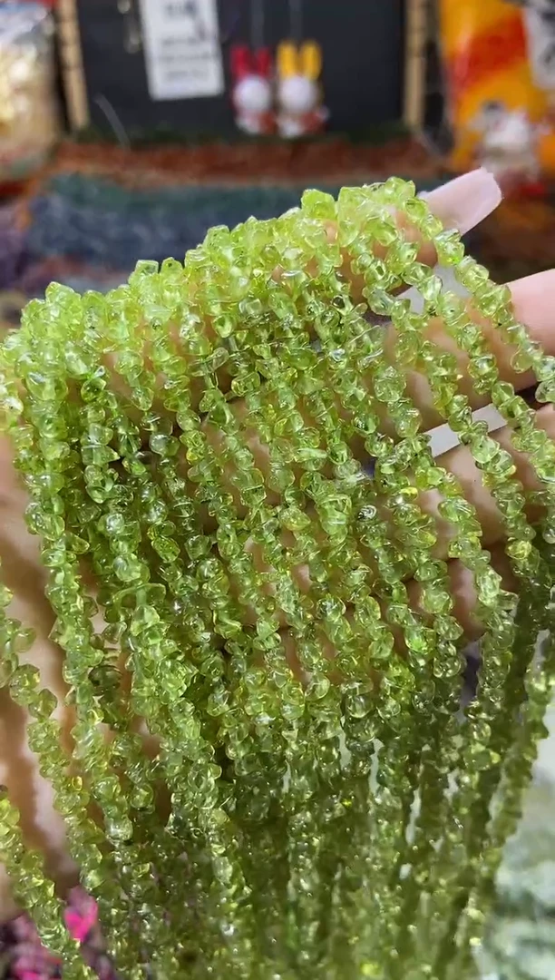 【闪购商品】水晶珠宝半成品未镶嵌橄榄