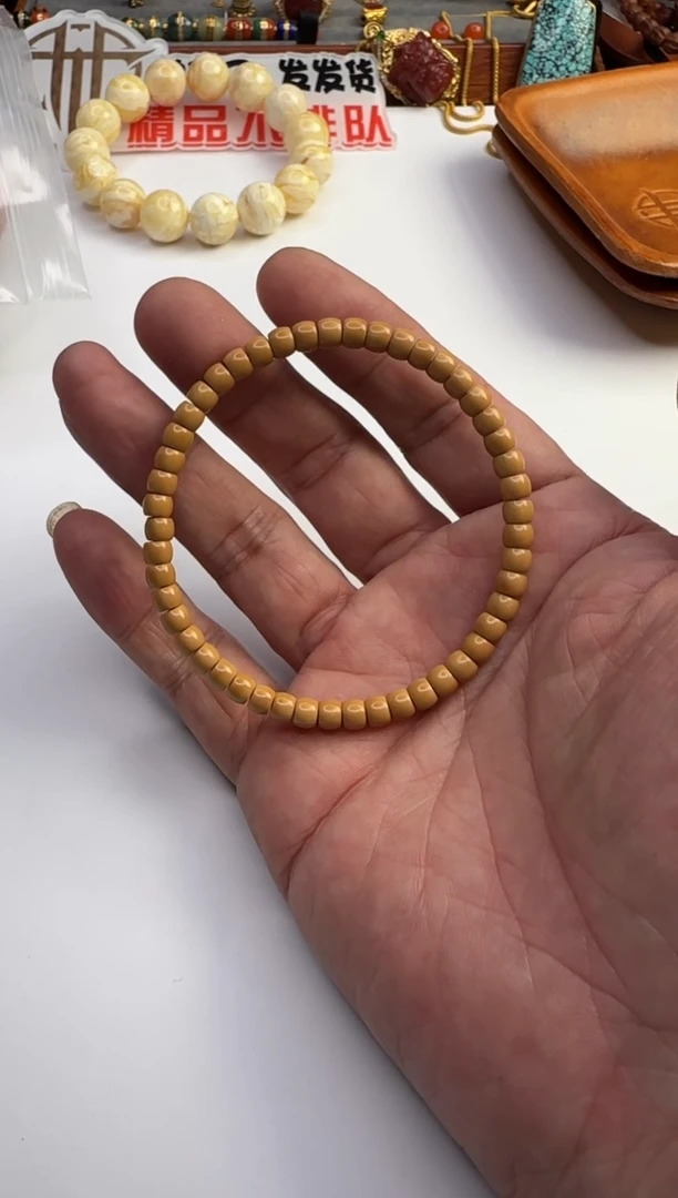 手串橄榄核核尖单圈