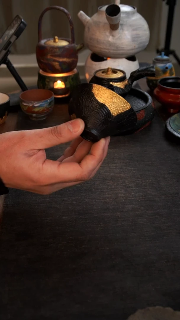 【闪购商品】其他大漆黑金杯535小康茶器