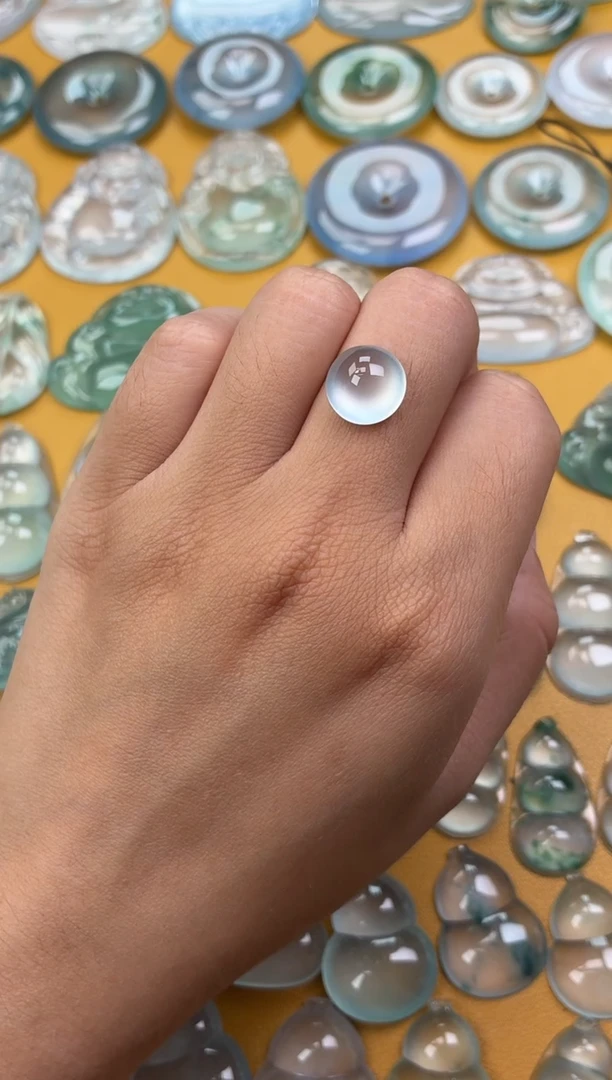 吊坠(不含链)未镶嵌翡翠52 蛋面 11.3 6.3