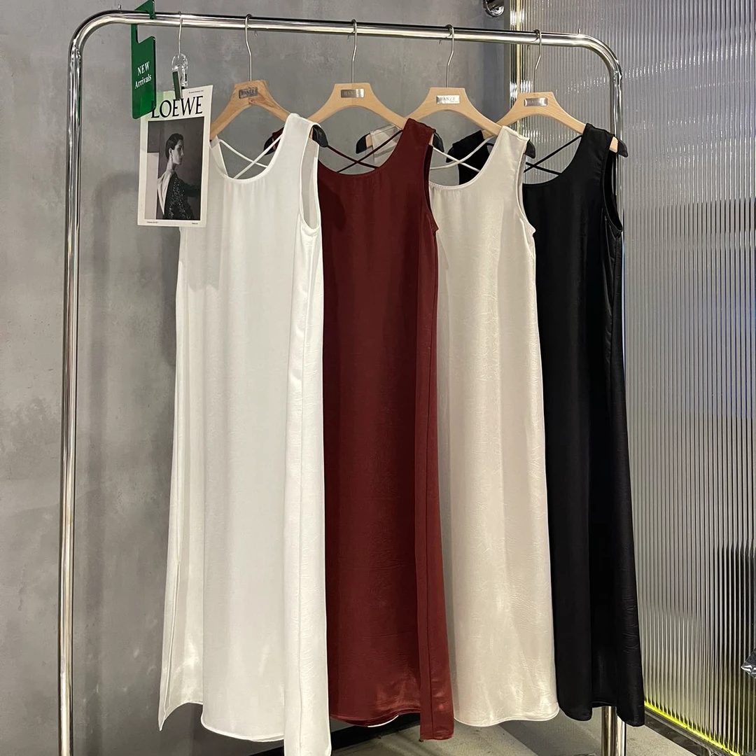 【寒泽自制】“富婆裙”南油订制背心裙2T73 -xx