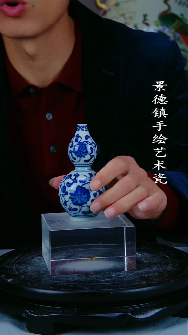摆件陶瓷景德镇手工手绘陶瓷摆件7