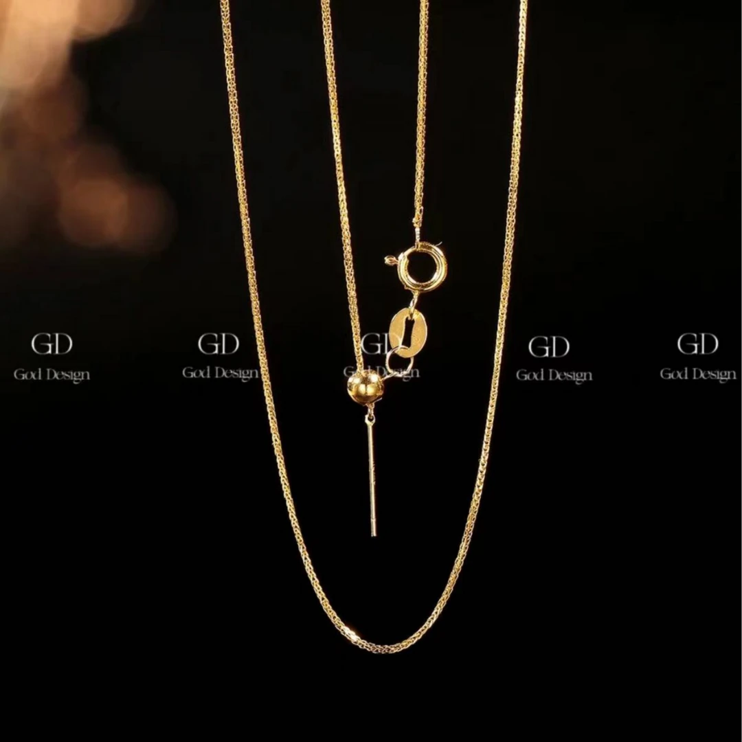 【柴柴专属】18k金百搭肖邦链 时尚简约项链气质轻奢个性精致金色