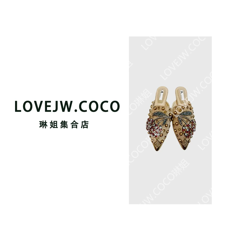 【集合店】4161爆款时尚百搭镶钻休闲女鞋