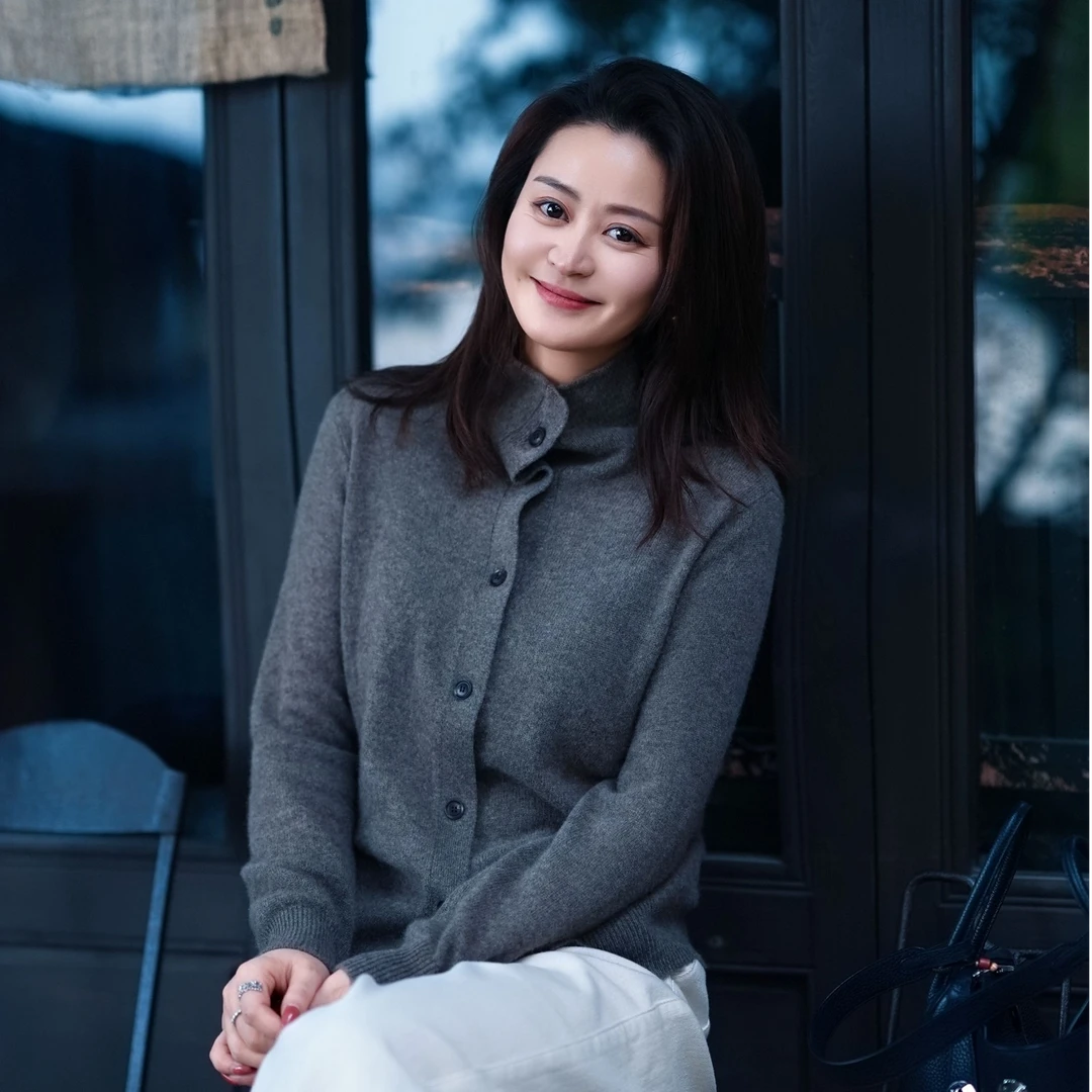 【杨老板】目澈MUCHELL冬季新款牦牛绒大码立领针织毛衫MDT1SD8739