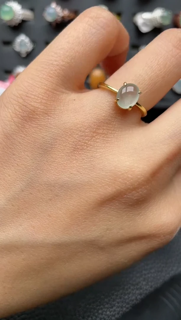 【闪购商品】翡翠戒指银S925镶嵌1111111111  21