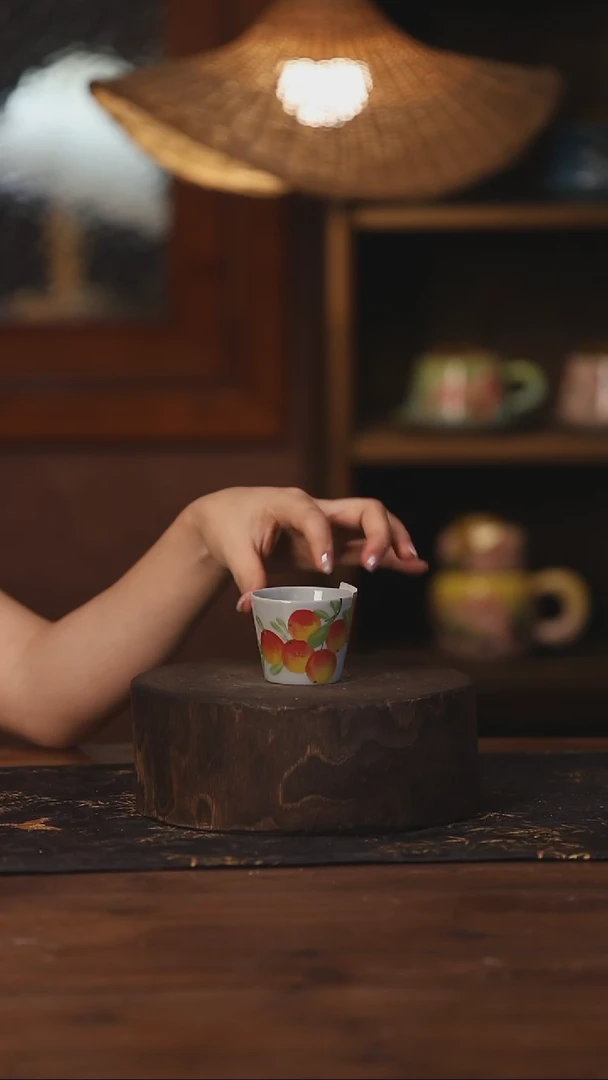 陶瓷景德镇高温釉下手绘陶瓷341