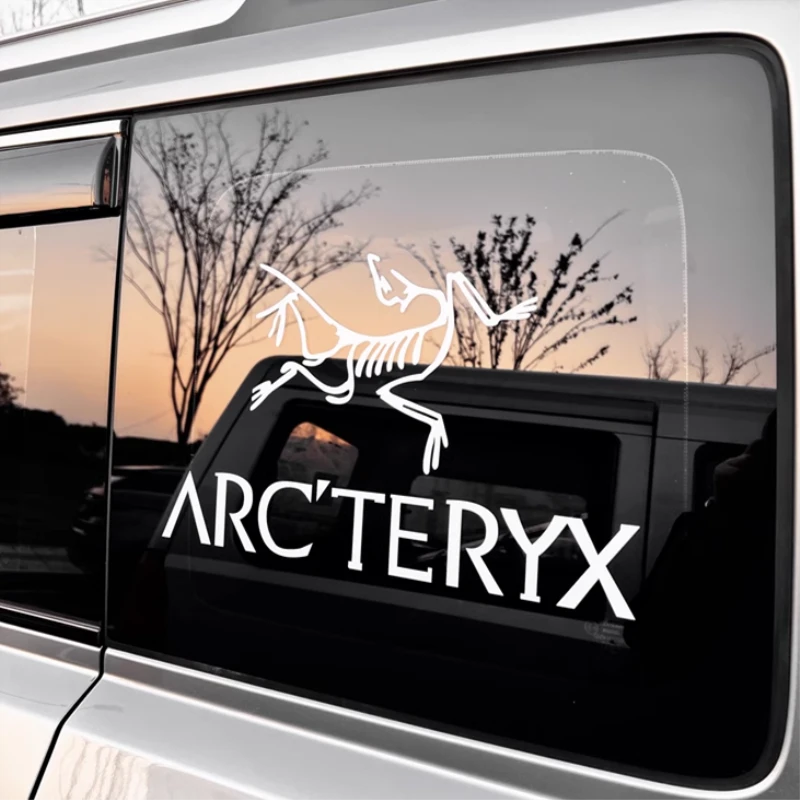 始祖鸟车贴纸户外越野露营电动摩托车汽车三角窗后玻璃个性车贴纸
