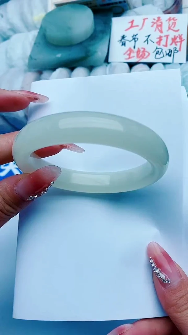 【闪购商品】石英质玉手镯未镶嵌a21-59-61