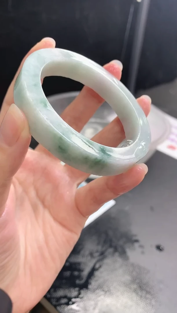 【闪购商品】定制翡翠手镯未镶嵌28 59-61正