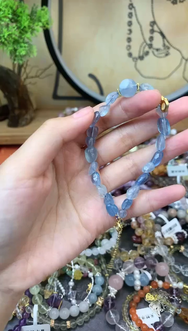 【闪购商品】海蓝宝石手链未镶嵌204