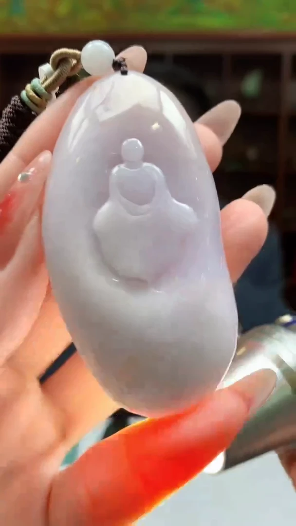 【闪购商品】定制翡翠未镶嵌1049ry-毛货挂件8