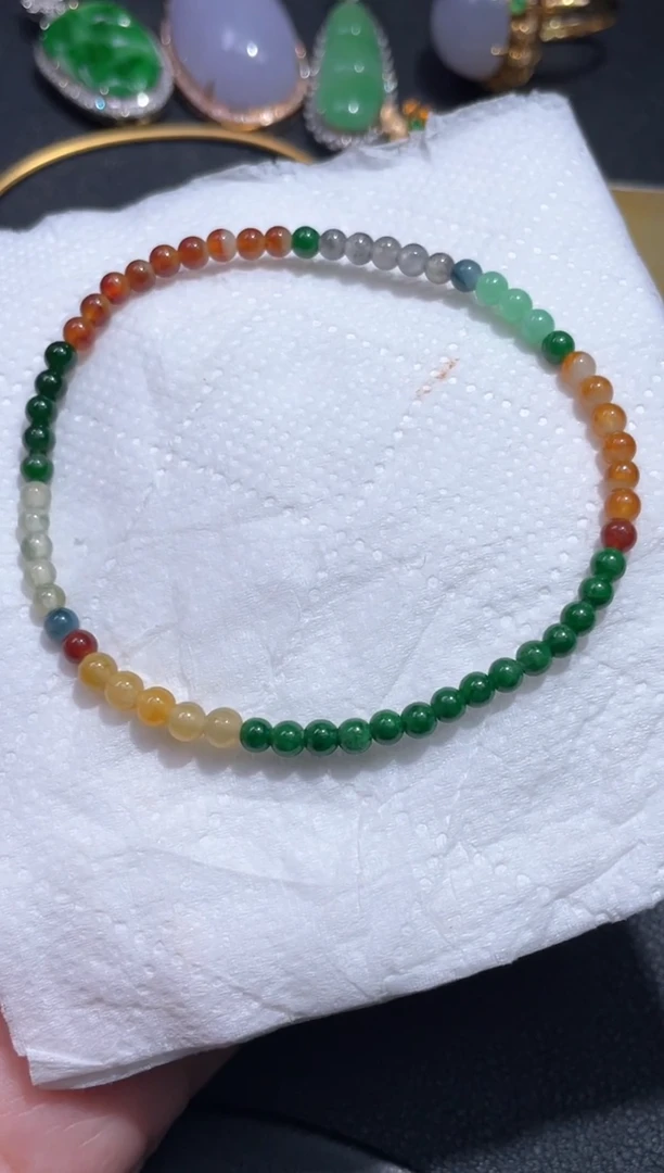 未镶嵌手链翡翠17.......