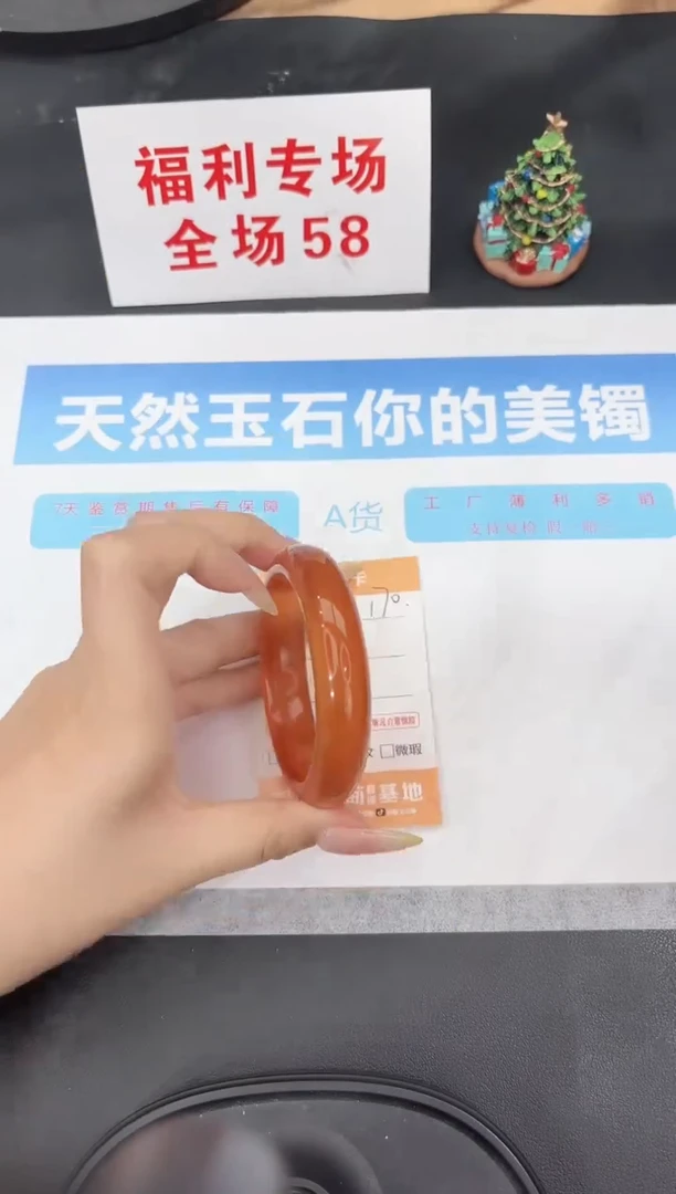 未镶嵌手镯石英质玉170-54.8