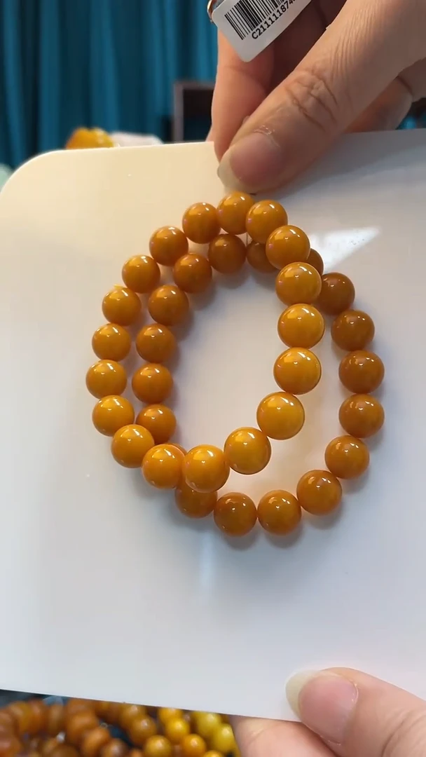 未镶嵌琥珀手串蜜蜡圆珠手串（多样性只发其一）