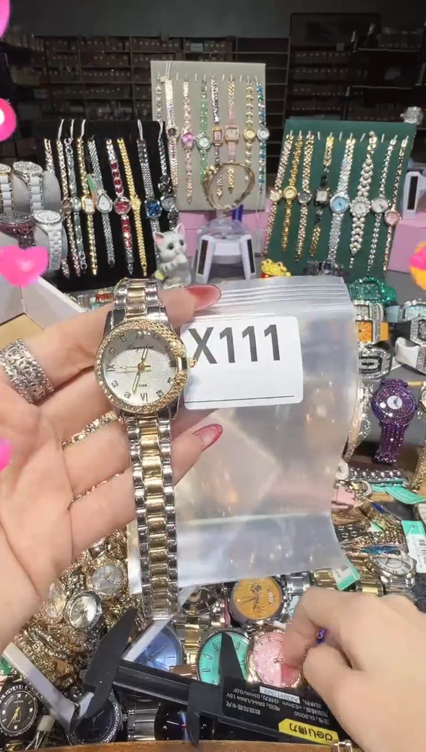 石英机芯不锈钢不锈钢直播定闪专用