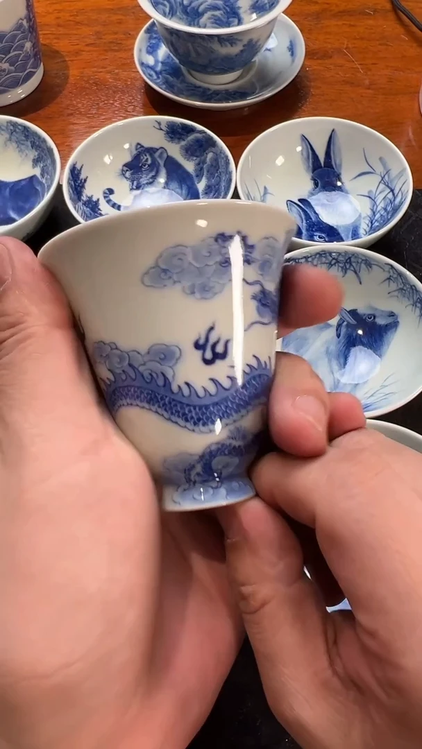 【闪购商品】陶瓷盖子款龙的铃铛杯