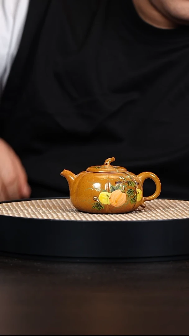 茶壶紫砂南瓜