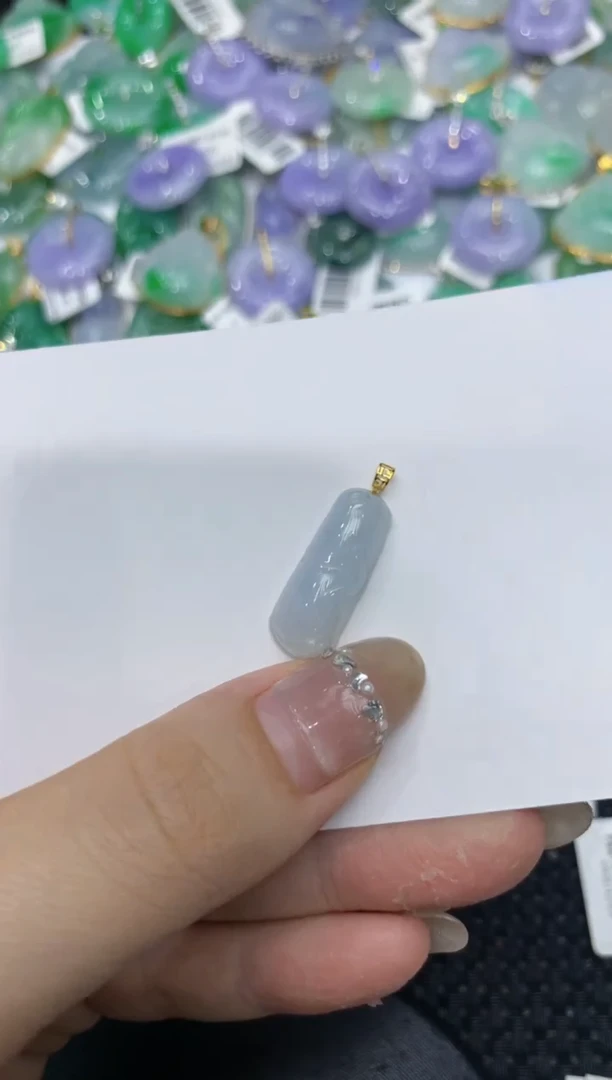 【闪购商品】翡翠颈饰18K金镶嵌222222222