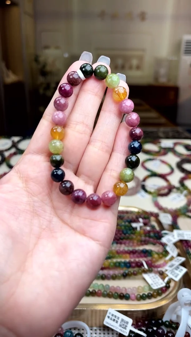 【闪购商品】碧玺/未镶嵌8mm+碧玺单圈多样性发货