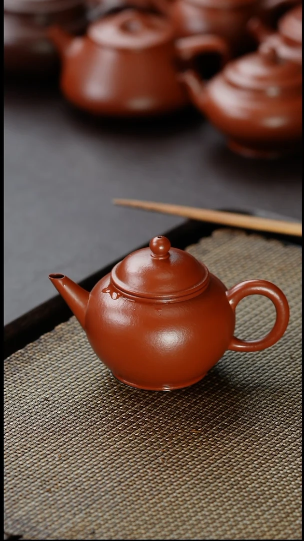 茶壶紫砂_***痕黄龙山紫砂