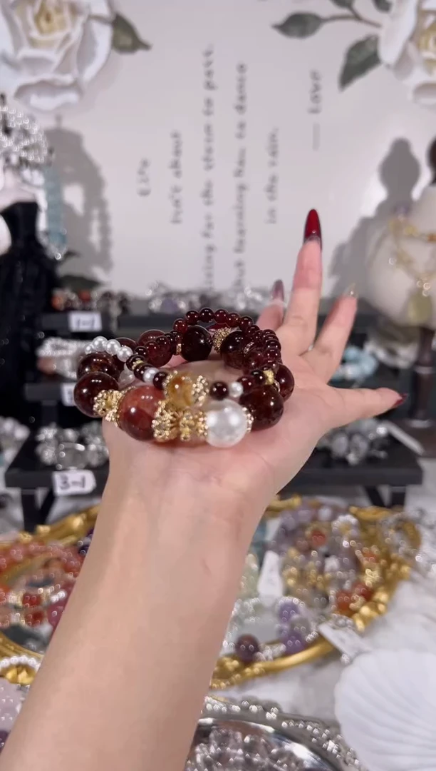 【闪购商品】水晶手链未镶嵌天然水晶默认微瑕，多样性发货发其一