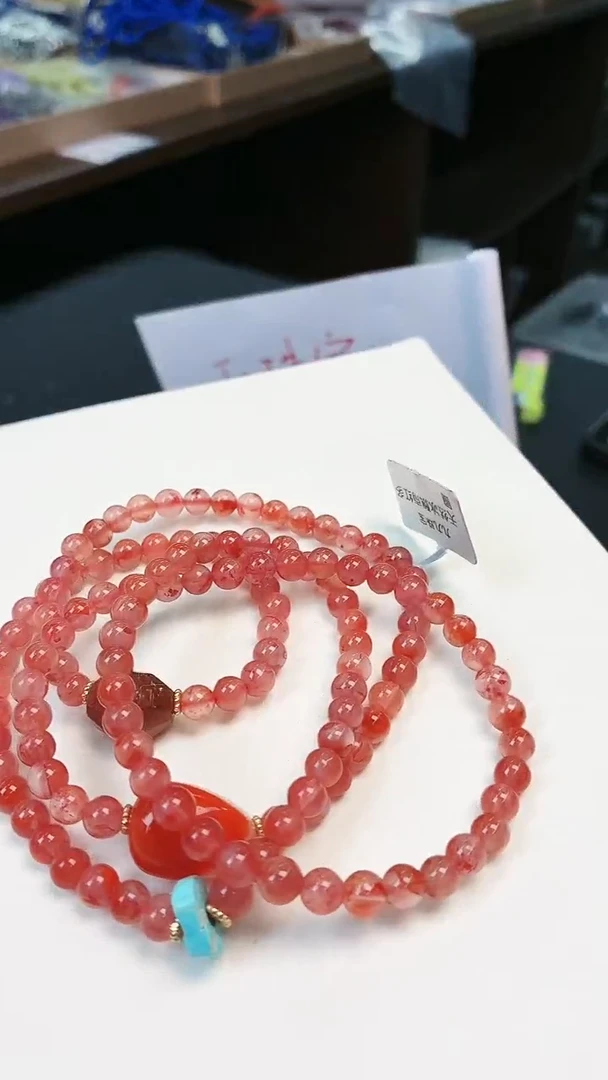 项链未镶嵌南红玛瑙B23