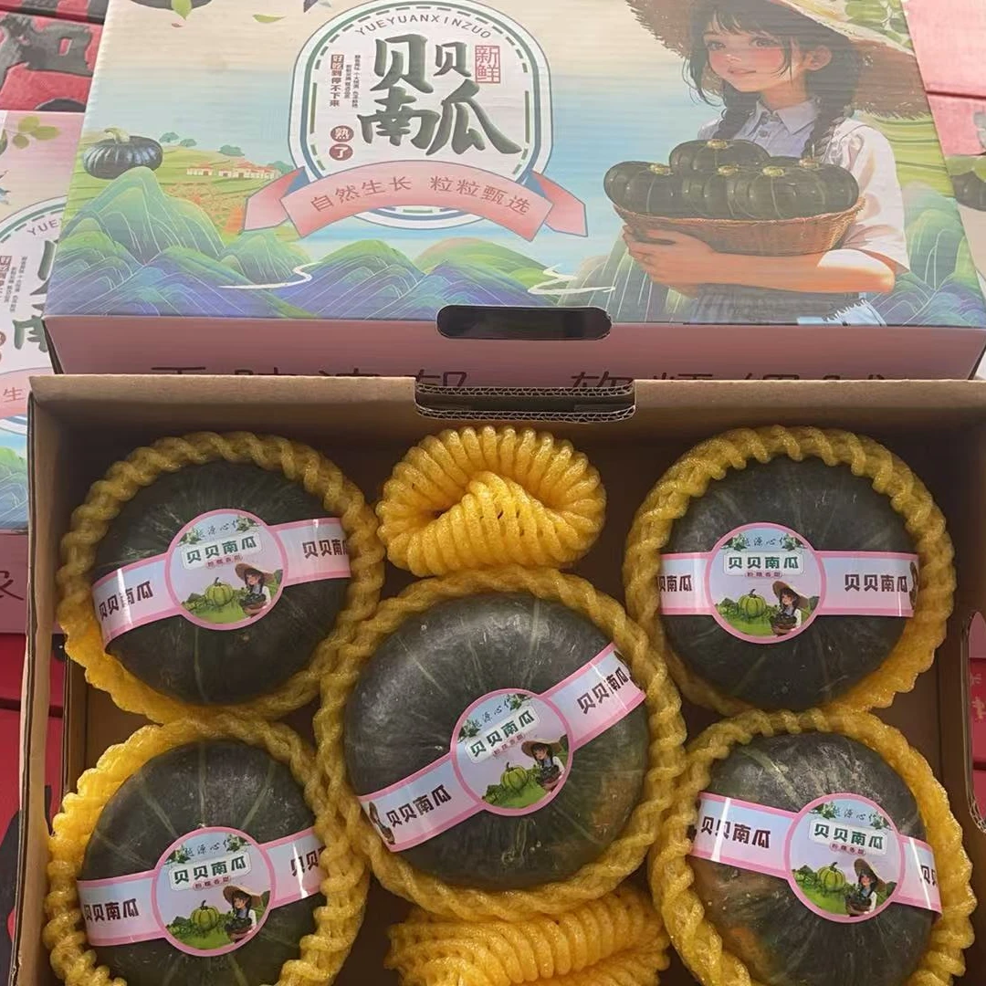 【整箱发货】贝贝南瓜带箱2.7斤左右