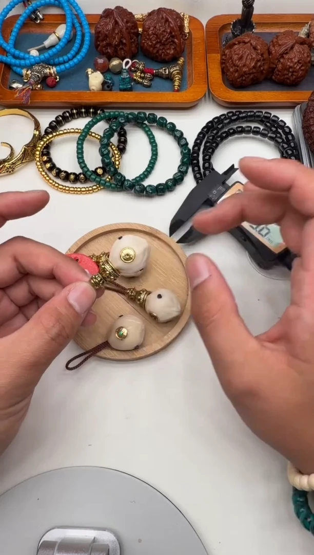 把件菩提根/象牙果三通