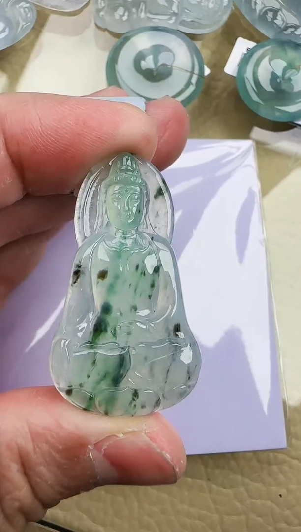 颈饰未镶嵌翡翠缅甸翡翠a货