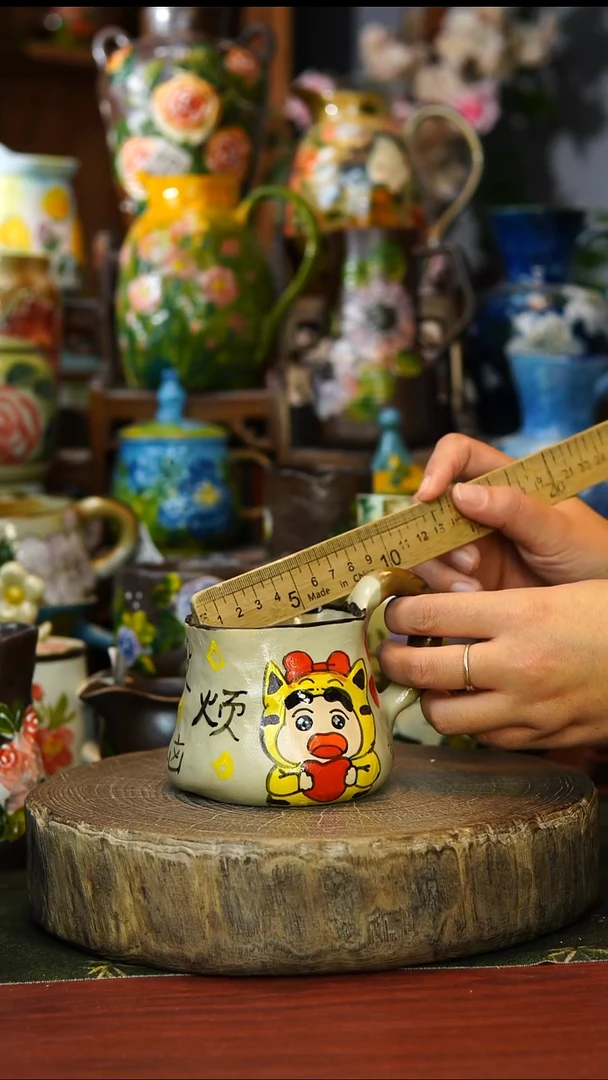 陶瓷109景德镇手工手绘釉下彩