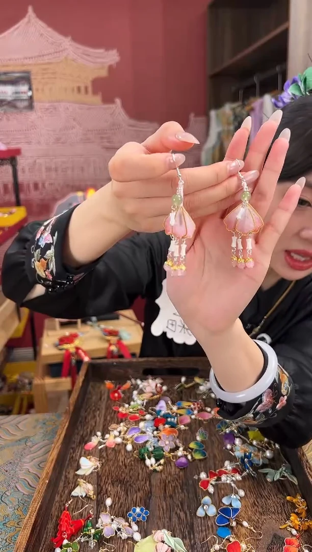 【闪购商品】刺绣 苏绣世家非遗手工（耳环）