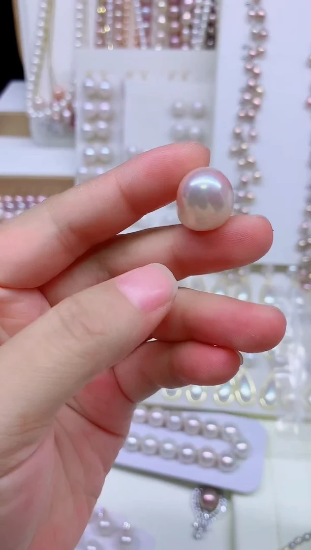 未镶嵌淡水珍珠裸珠无配件，非无暇