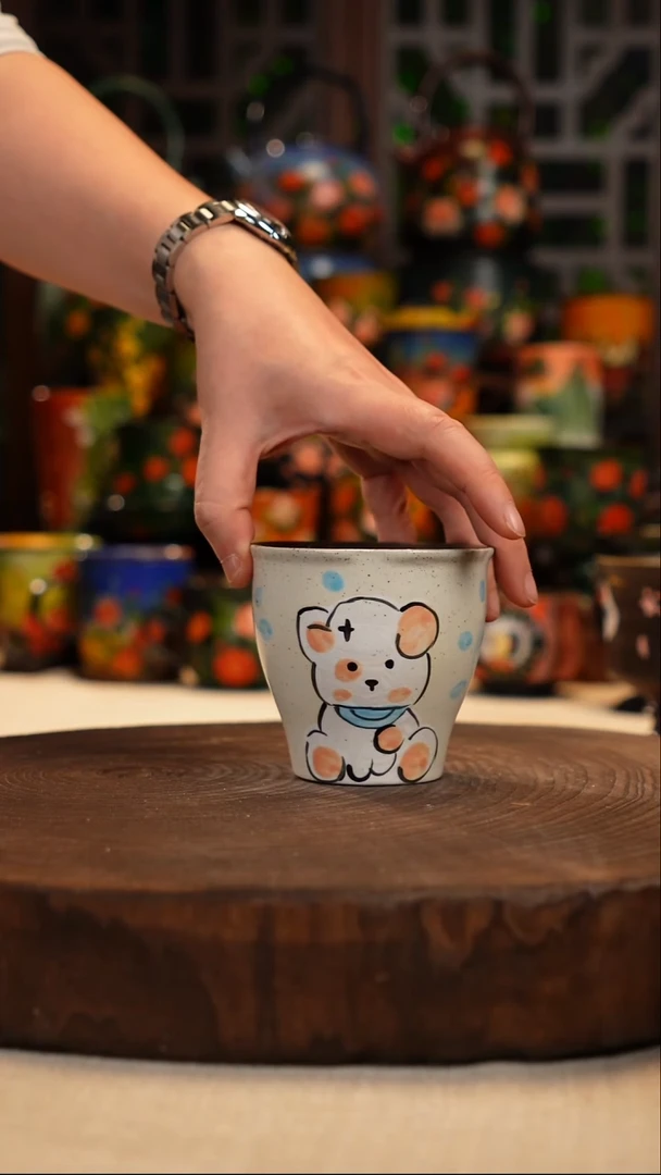 油画   釉下彩   杯子