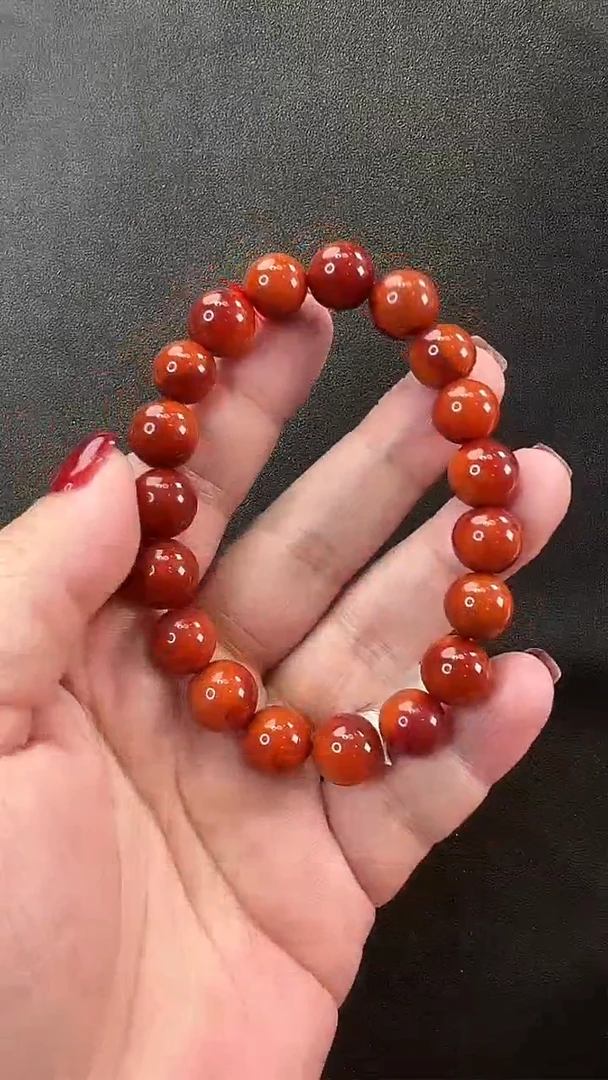 手链未镶嵌南红玛瑙手串