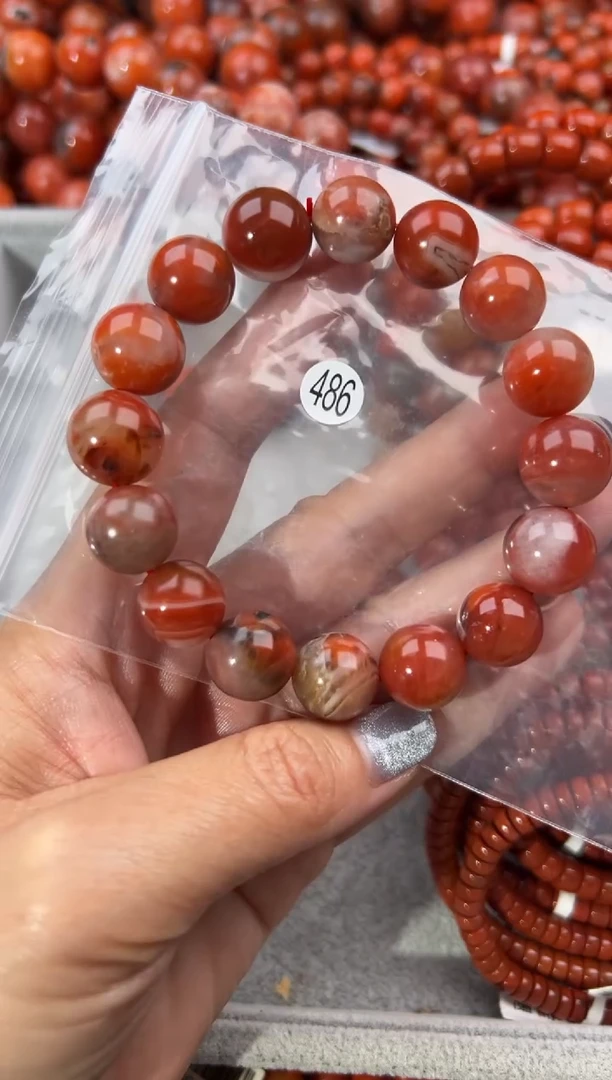未镶嵌手串南红玛瑙13+