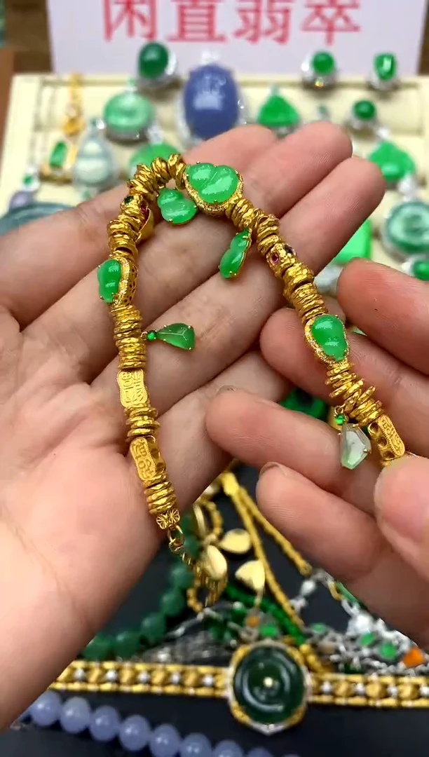未镶嵌手串翡翠403-中国好珍宝