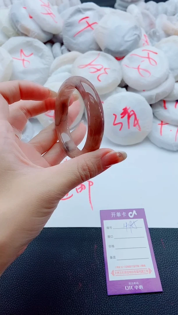 未镶嵌手镯石英质玉H195-54-53