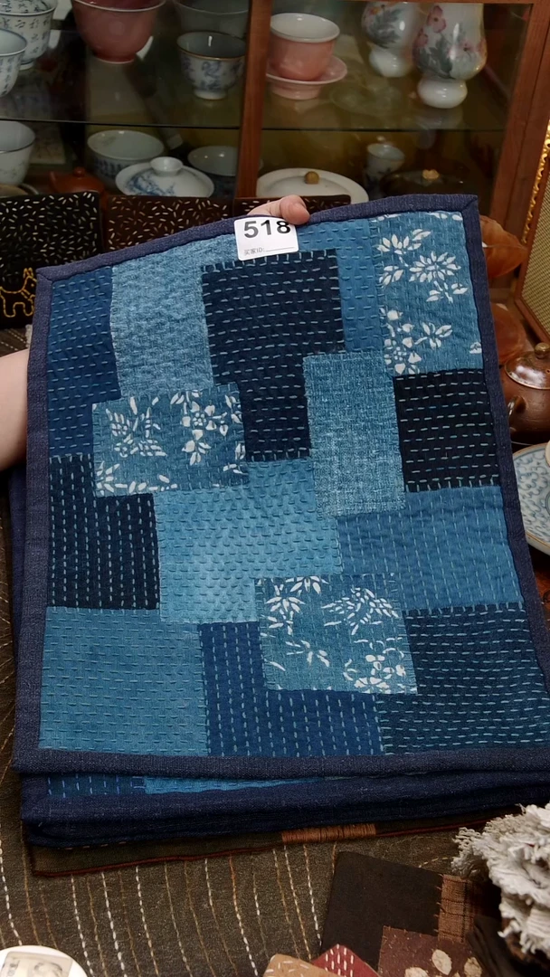 安*～Cici手作刺子绣壶垫杯垫-518