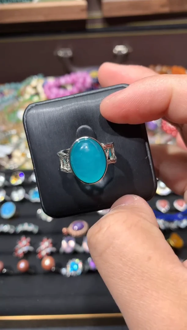 未镶嵌戒指天河石P10