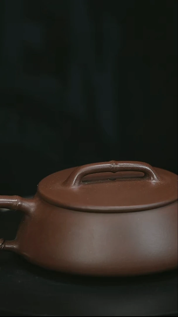 茶壶紫砂H1458赵信军竹节瓢