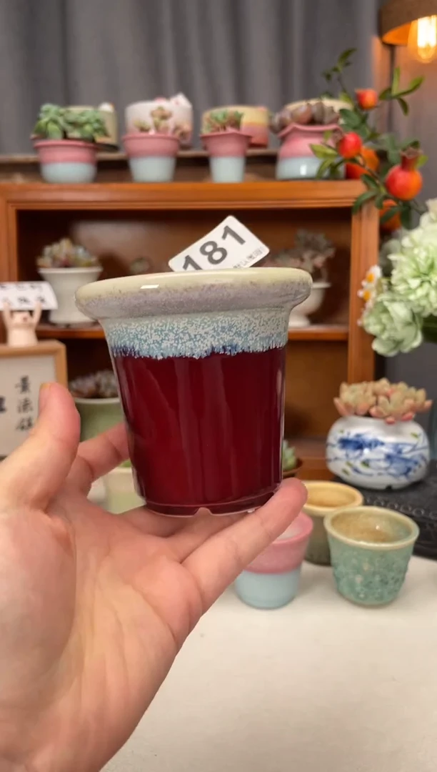 瓷片179知木小芳花盆