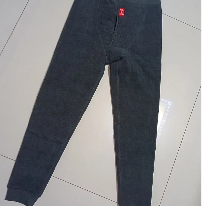 羊毛裤保暖舒适男女士加厚时尚冬季修身底裤高弹秋冬